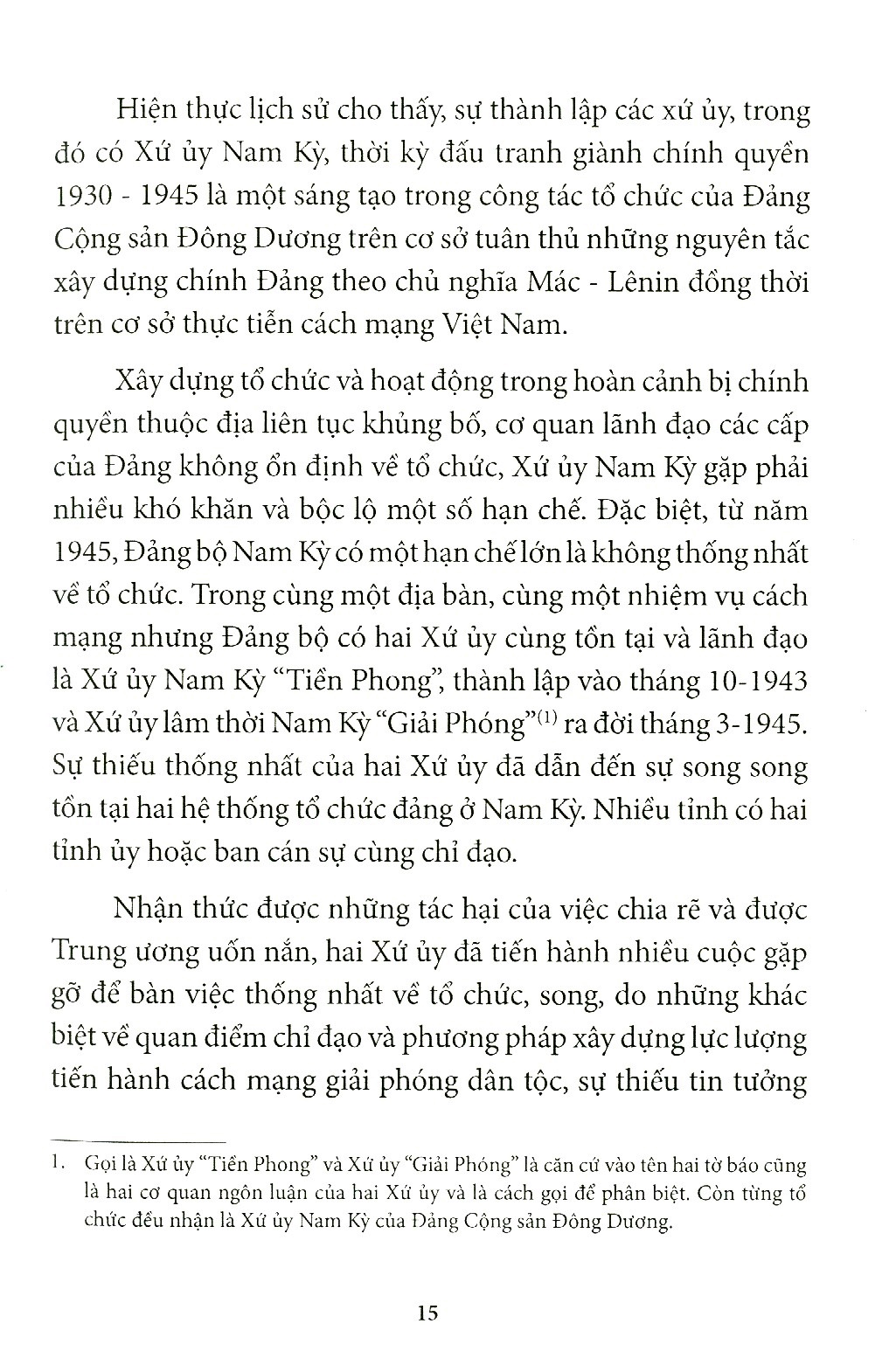 xứ ủy nam bộ và trung ương cục miền nam (1945-1954)