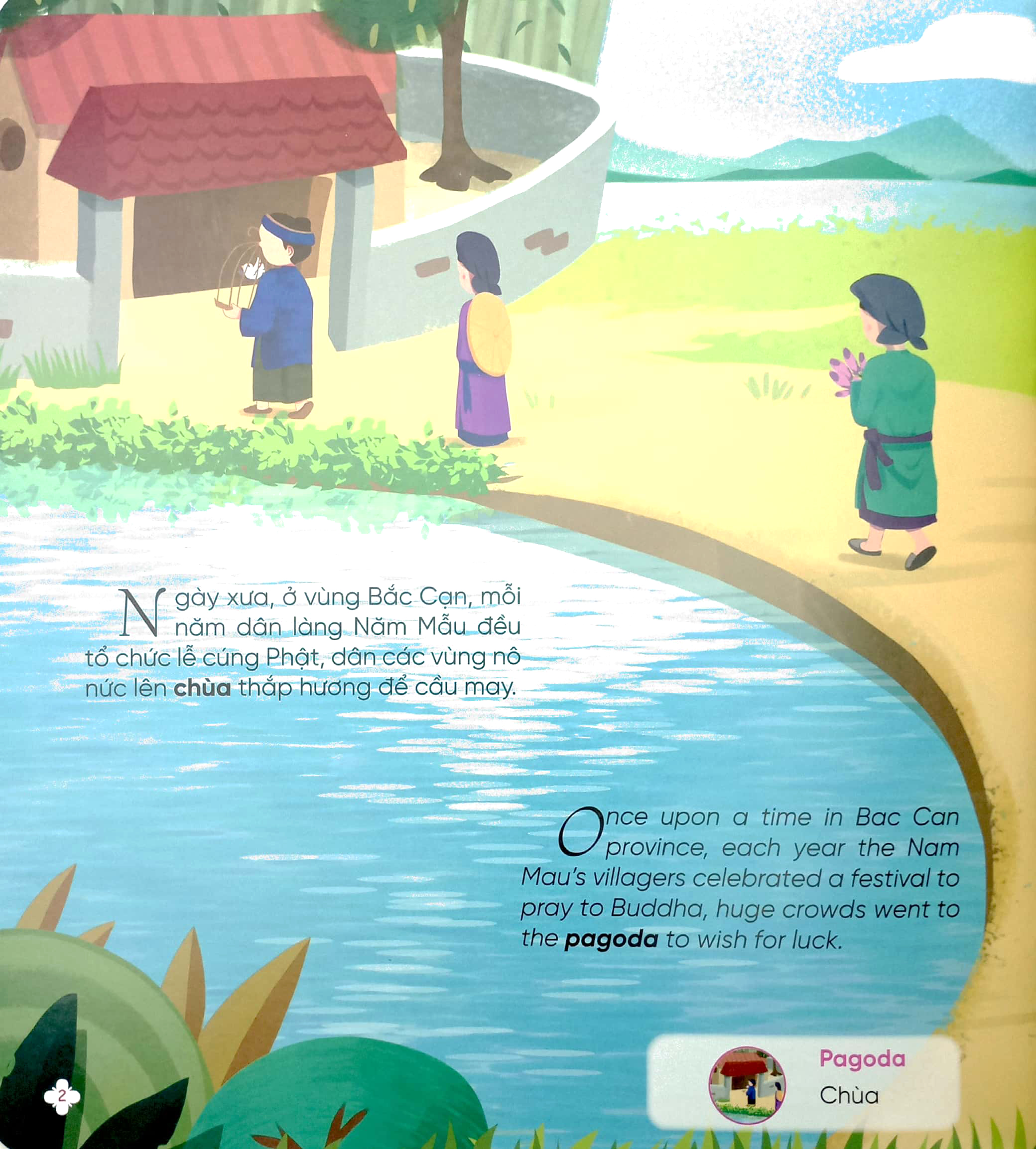 xưa ơi là xưa - gieo mầm yêu thương - bilingual vietnamese - english fairy tales - truyện cổ tích việt nam song ngữ việt - anh