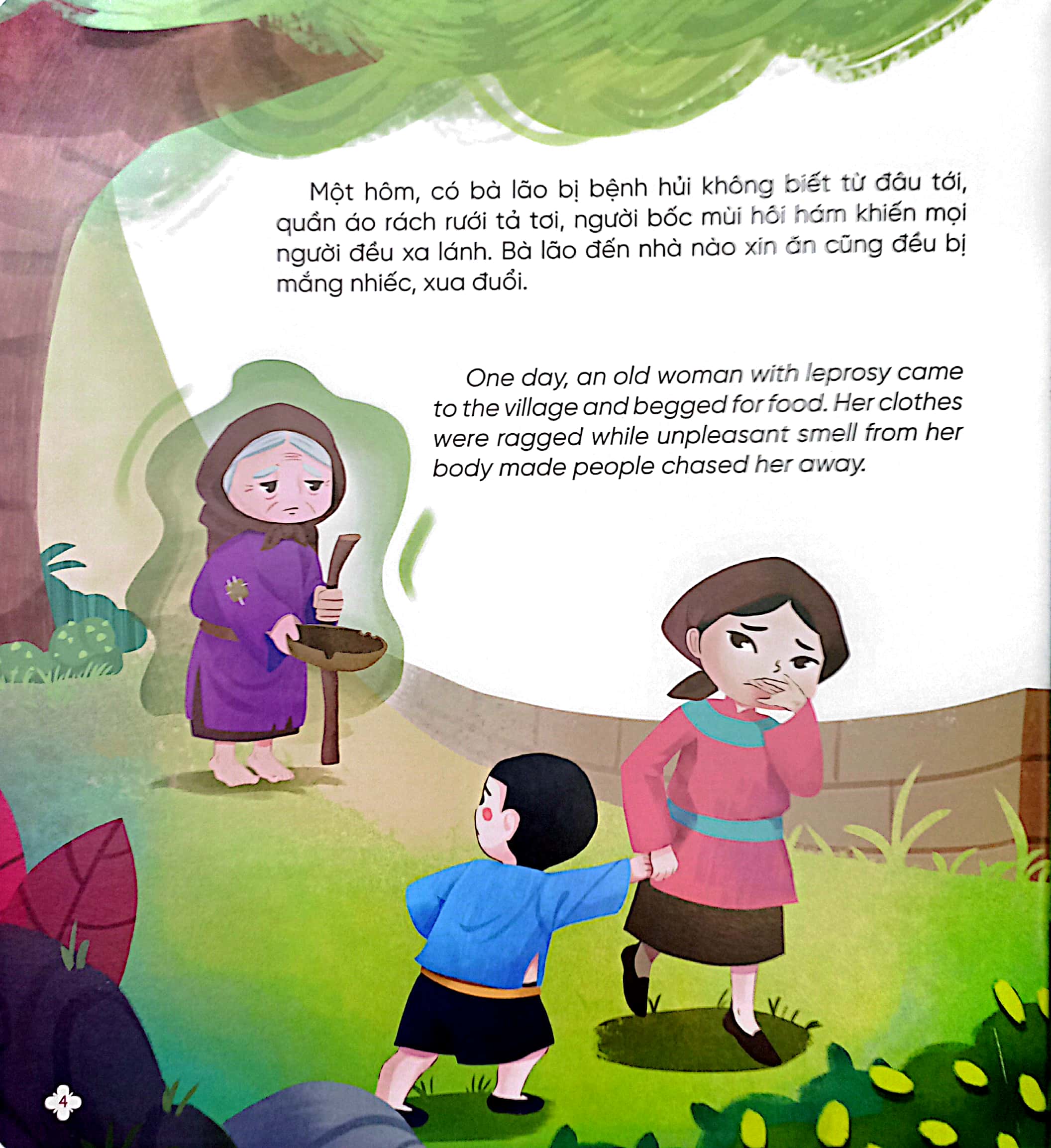 xưa ơi là xưa - gieo mầm yêu thương - bilingual vietnamese - english fairy tales - truyện cổ tích việt nam song ngữ việt - anh