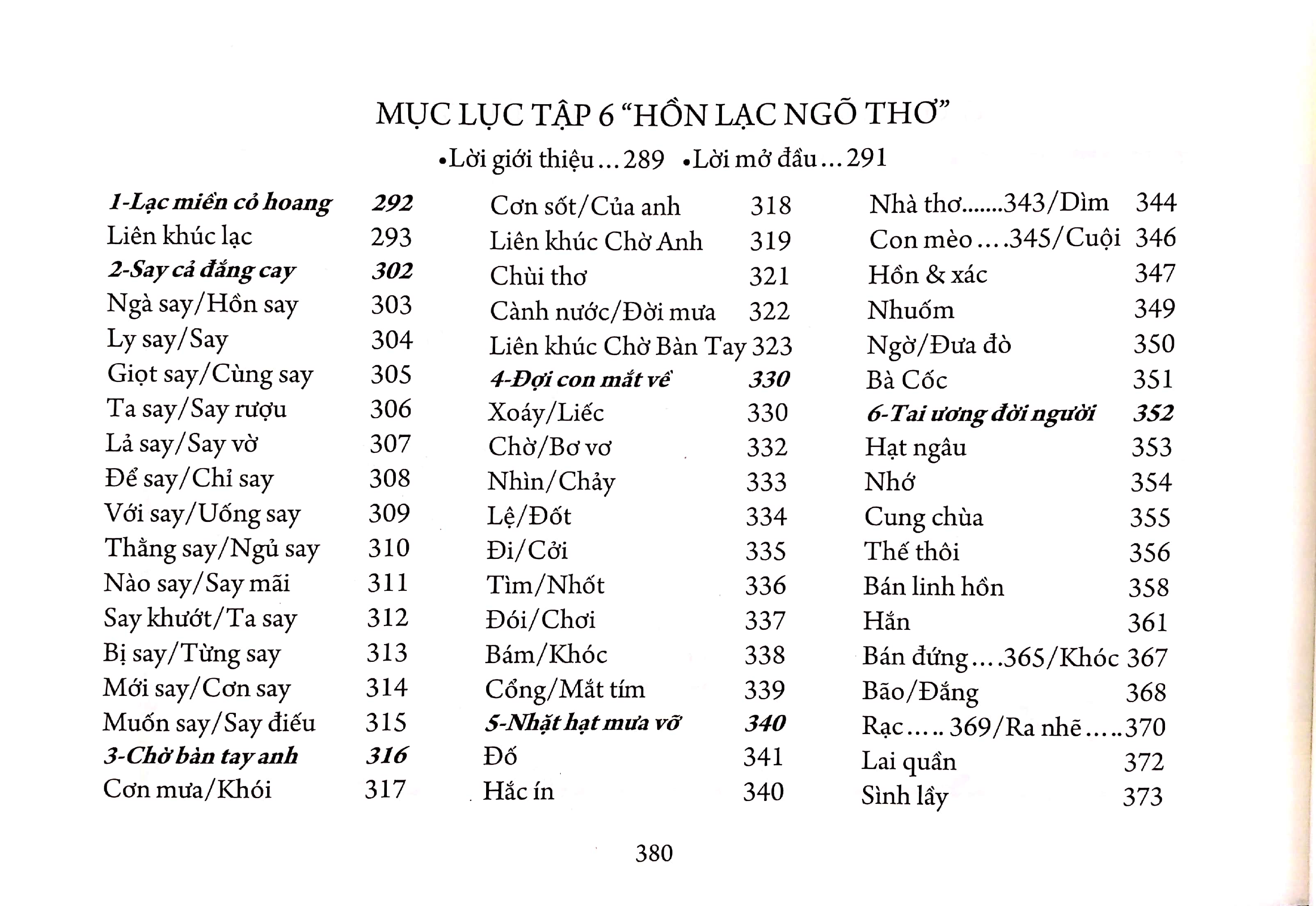 xuân tòng và sáu tập thơ