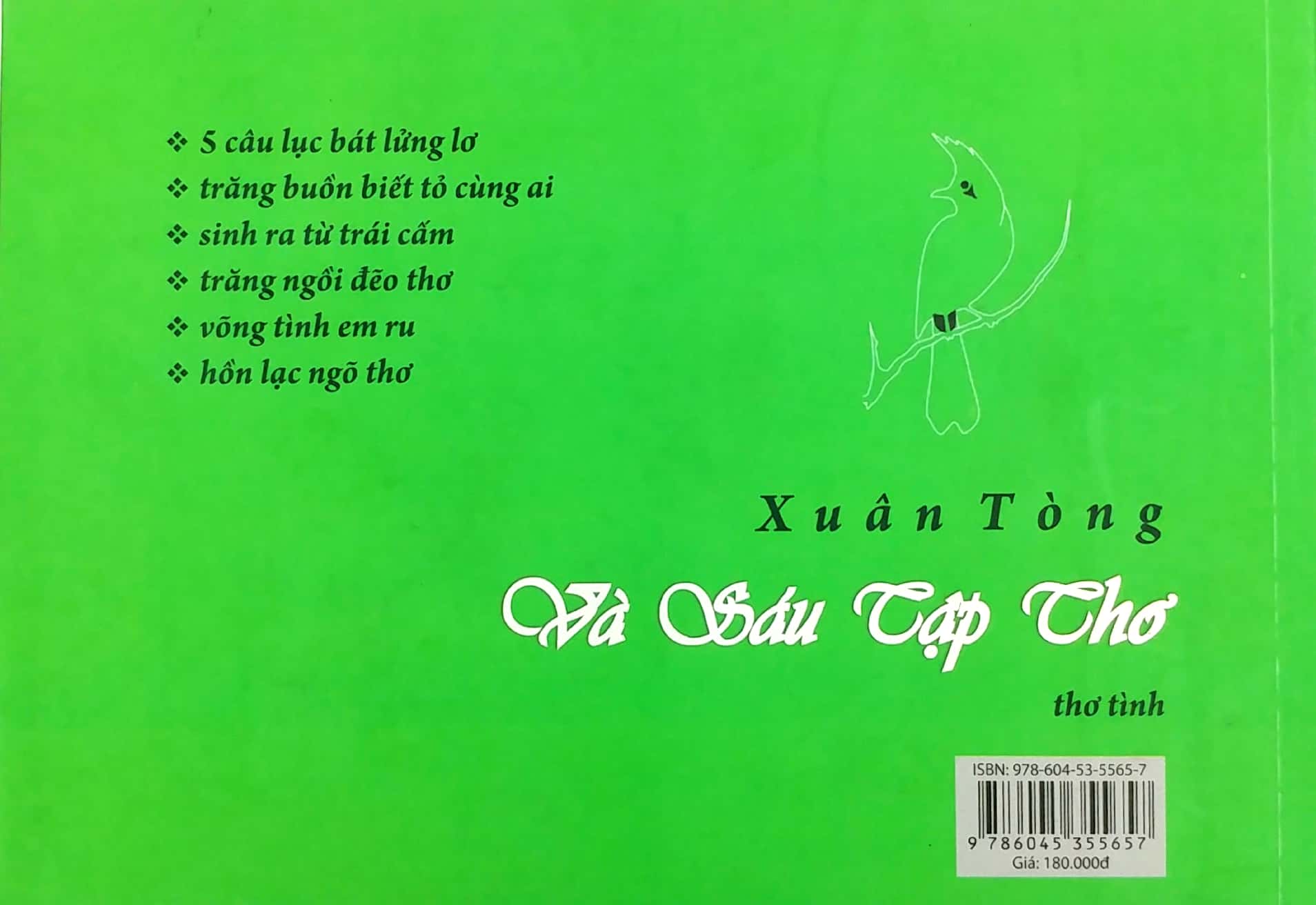 xuân tòng và sáu tập thơ