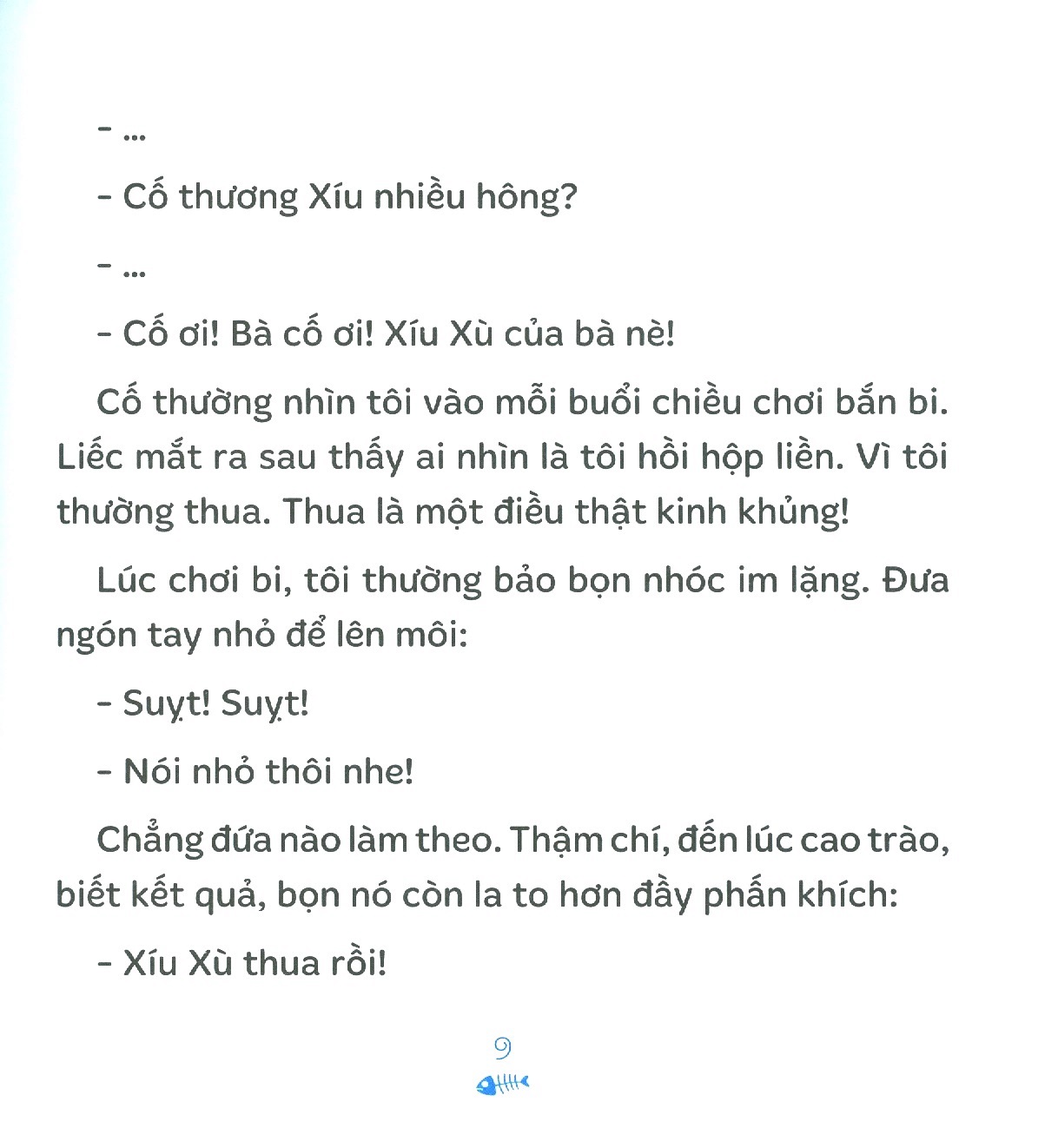 xương cá biết nói (dành cho trẻ 6-10 tuổi)
