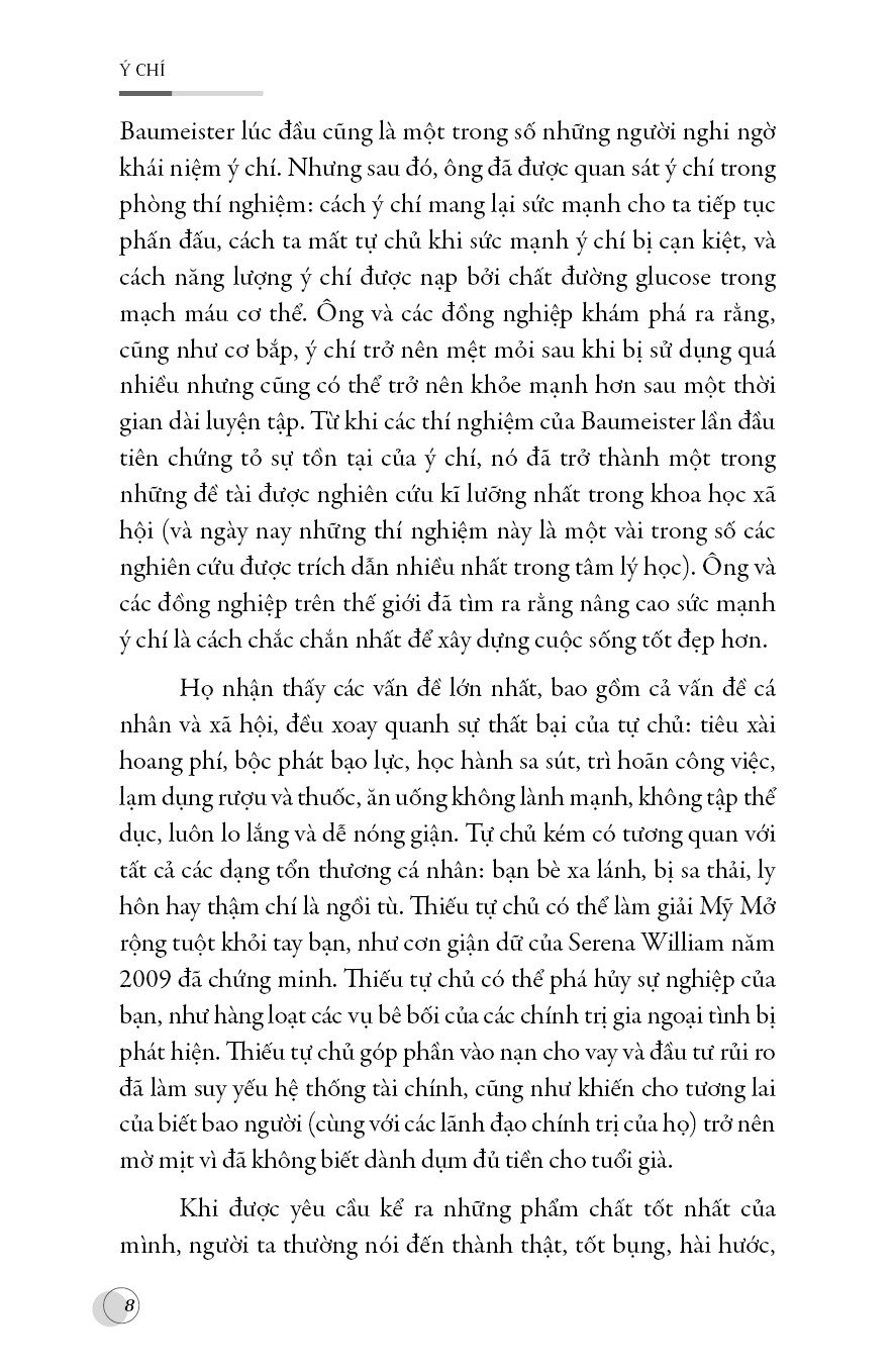 ý chí - hành trình tái khám phá sức mạnh lớn nhất của con người