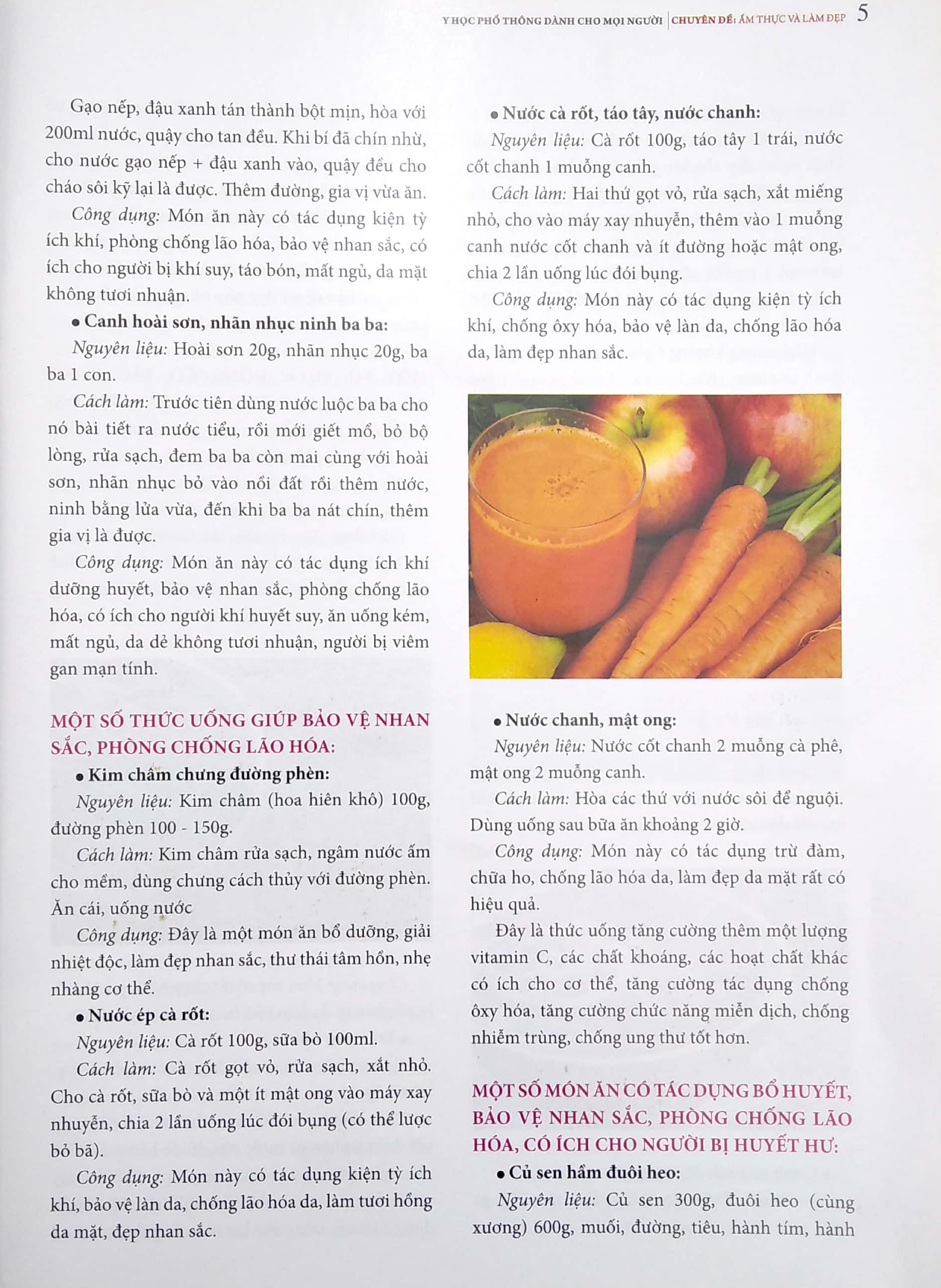 y học phổ thông dành cho mọi người - chuyên đề: ẩm thực và sắc đẹp