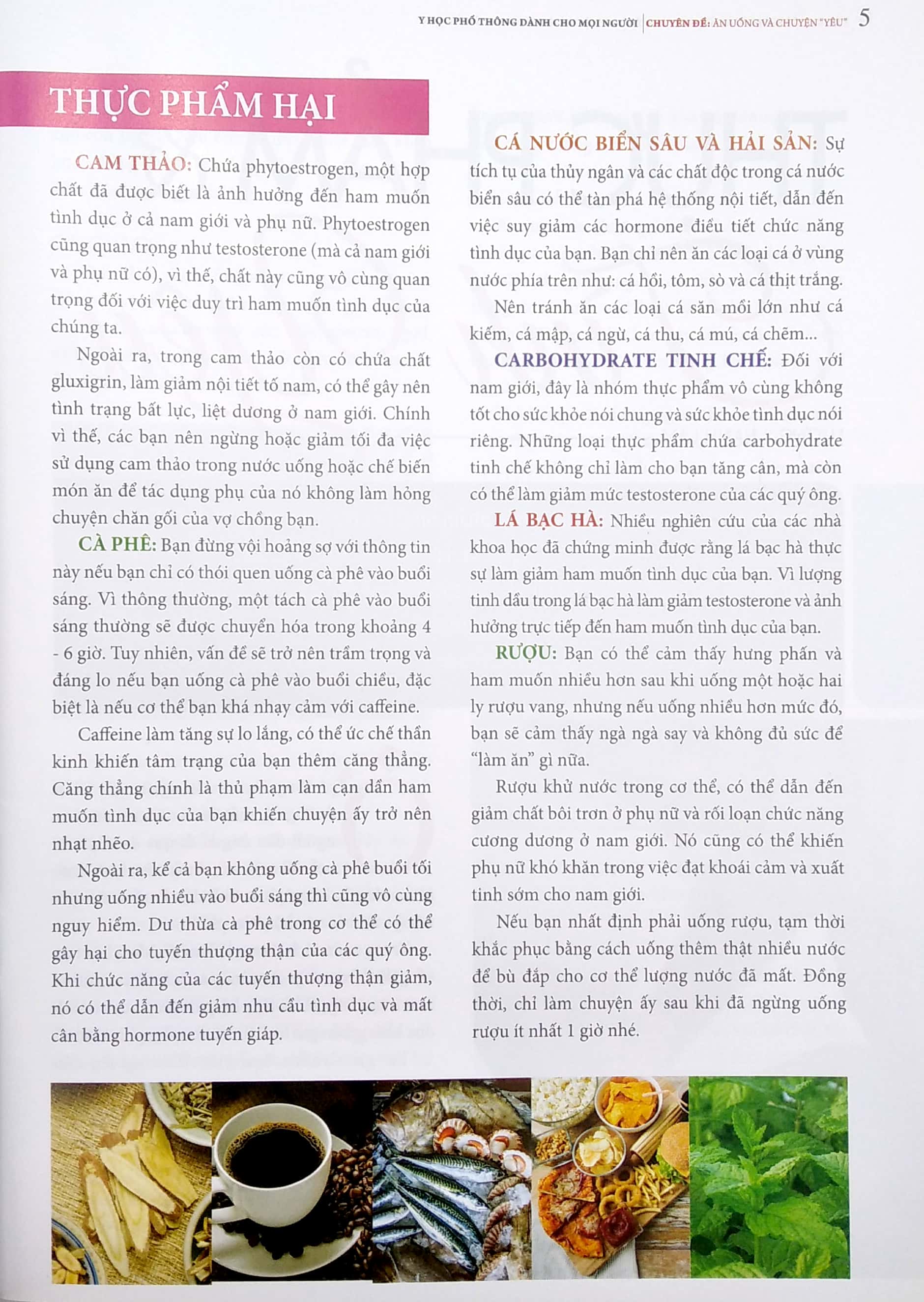 y học phổ thông dành cho mọi người - chuyên đề: ăn uống và chuyện yêu