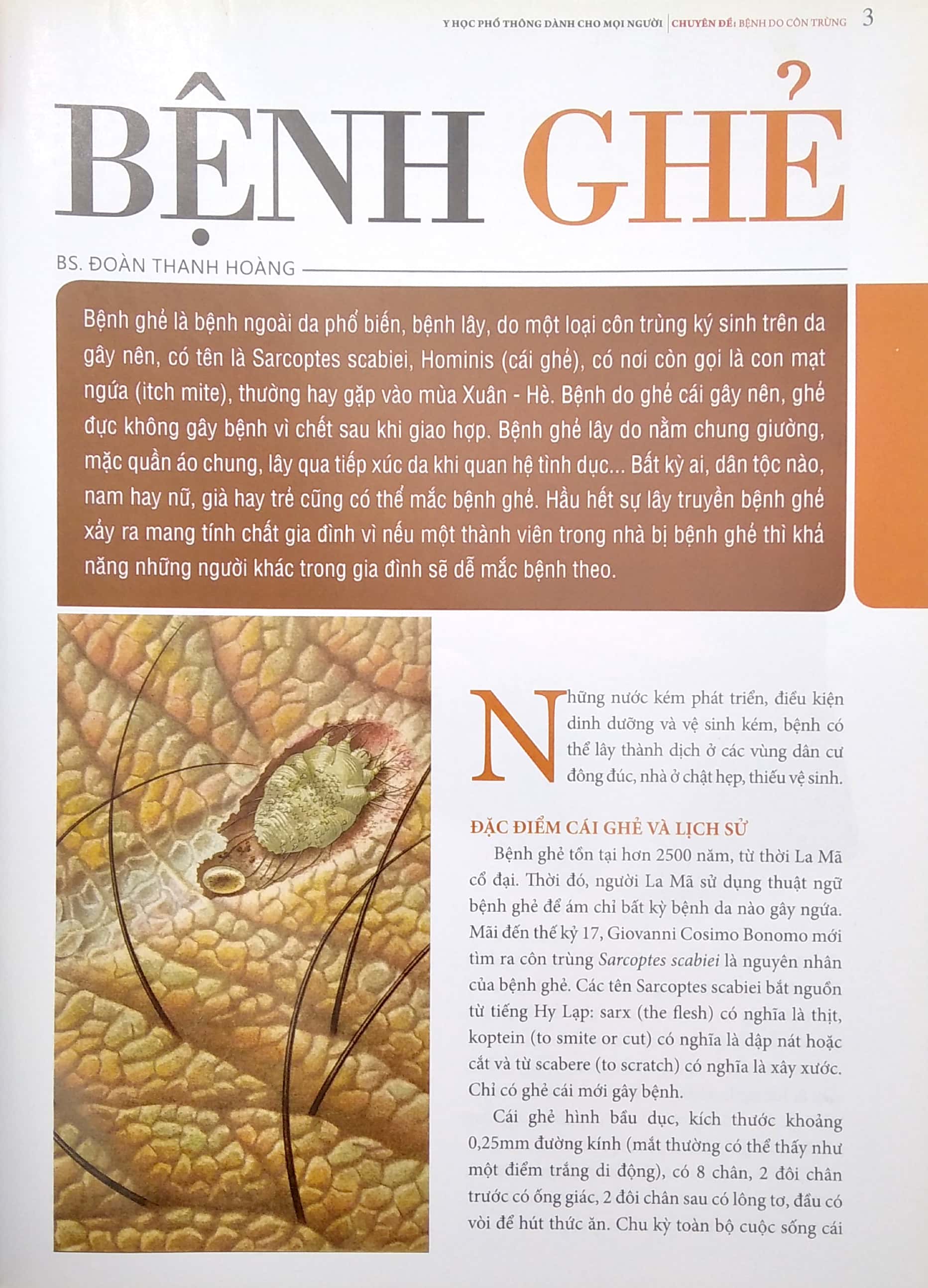 y học phổ thông dành cho mọi người - chuyên đề: bệnh do côn trùng