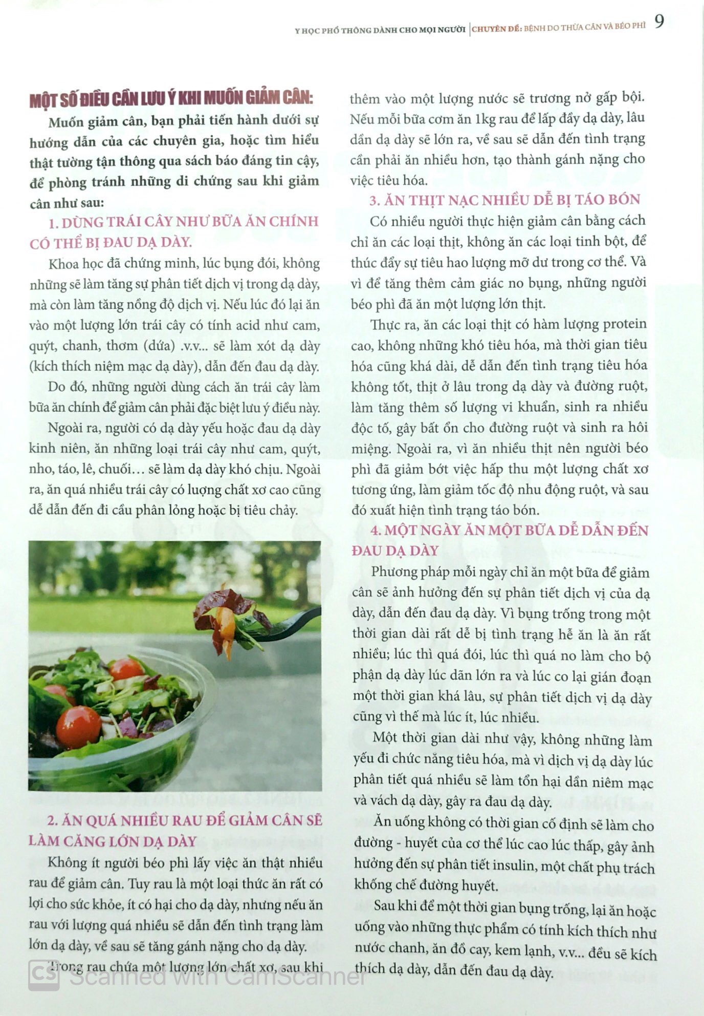 y học phổ thông dành cho mọi người - chuyên đề: bệnh do thừa cân và béo phì