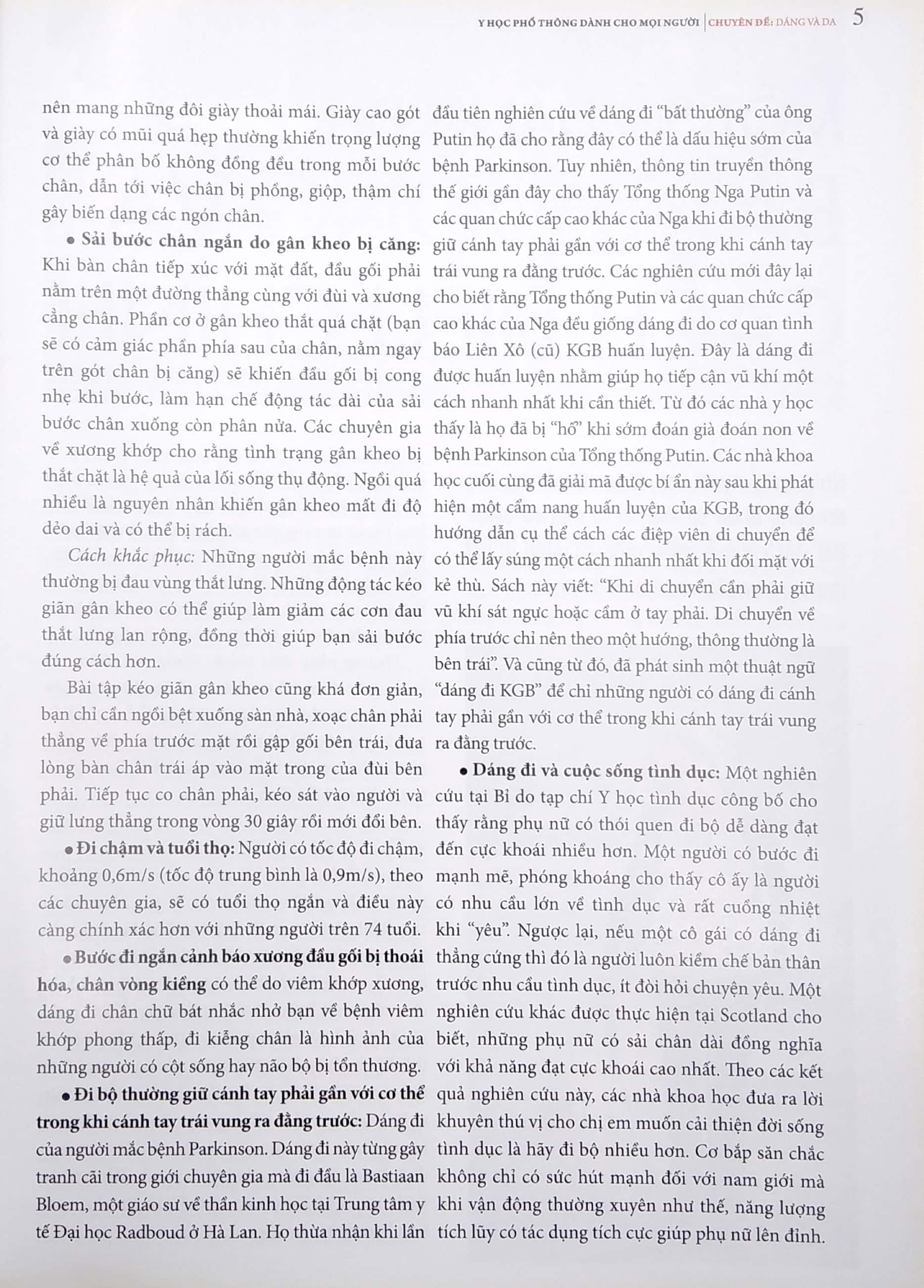 y học phổ thông dành cho mọi người - chuyên đề: dáng và da