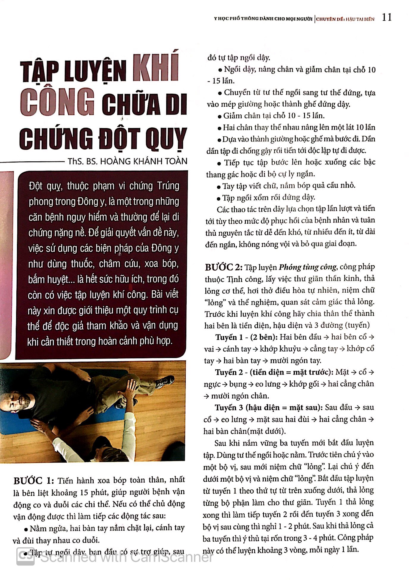 y học phổ thông dành cho mọi người - chuyên đề: hậu tai biến