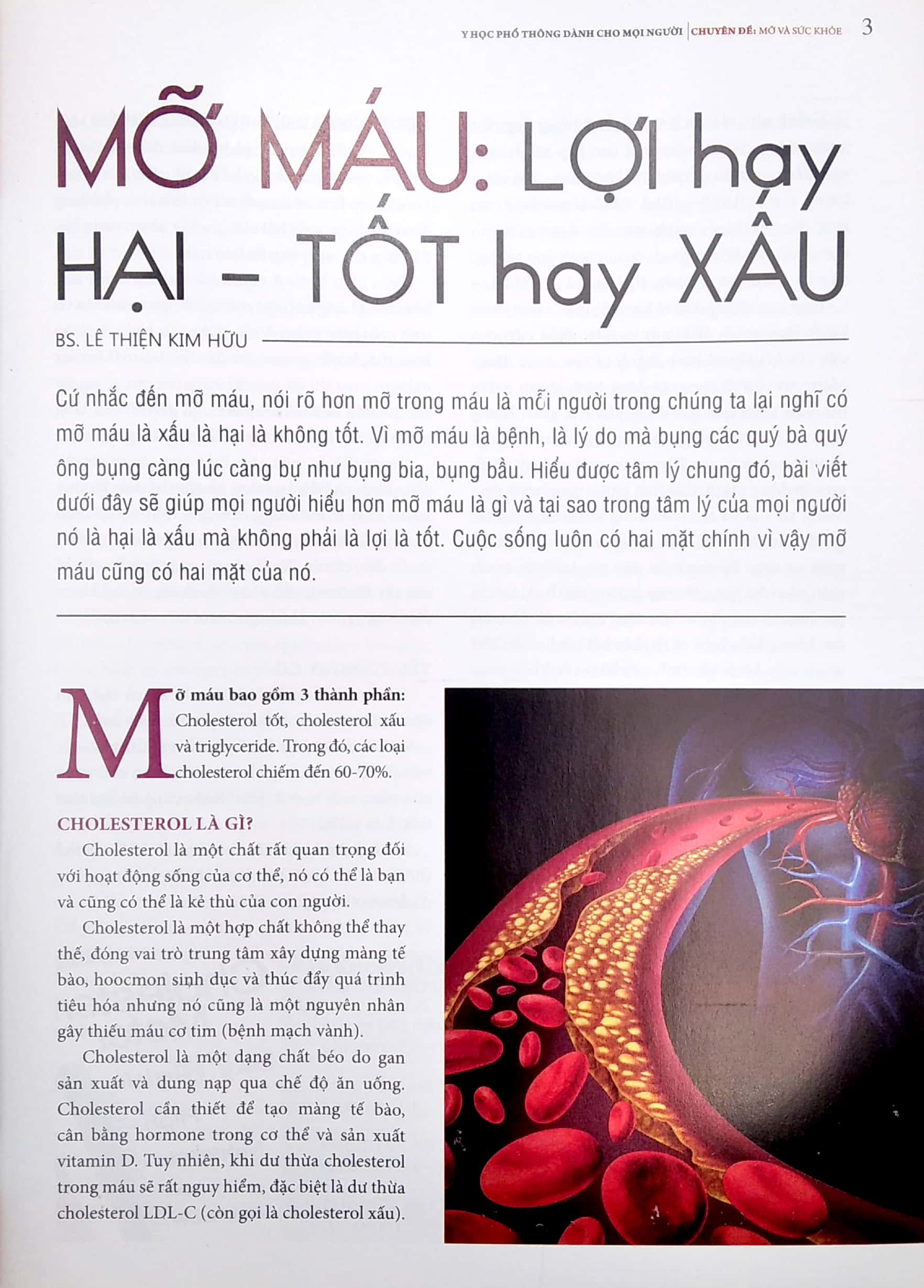 y học phổ thông dành cho mọi người - chuyên đề: mỡ và sức khỏe