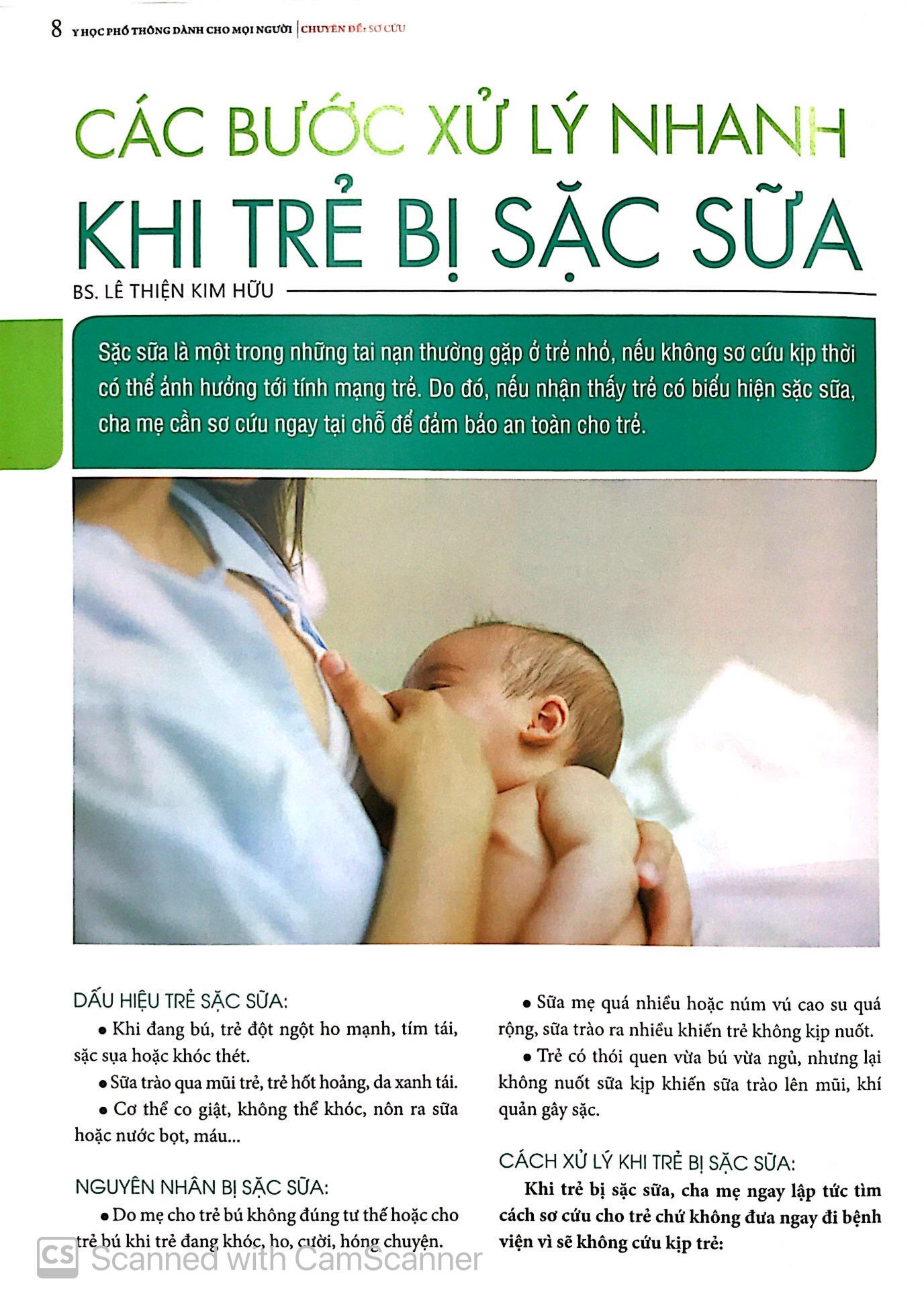 y học phổ thông dành cho mọi người - chuyên đề: sơ cứu