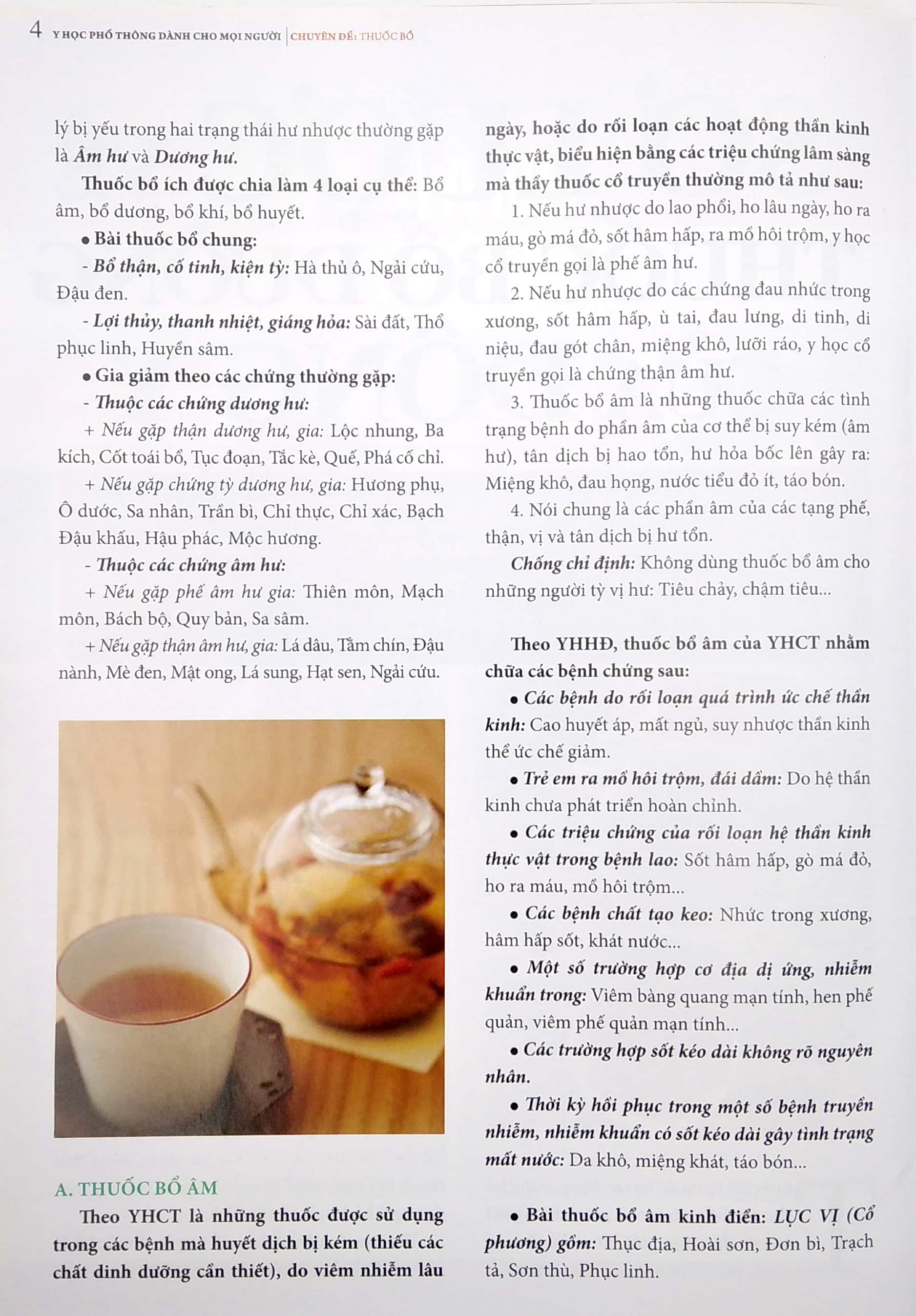 y học phổ thông dành cho mọi người - chuyên đề: thuốc bổ