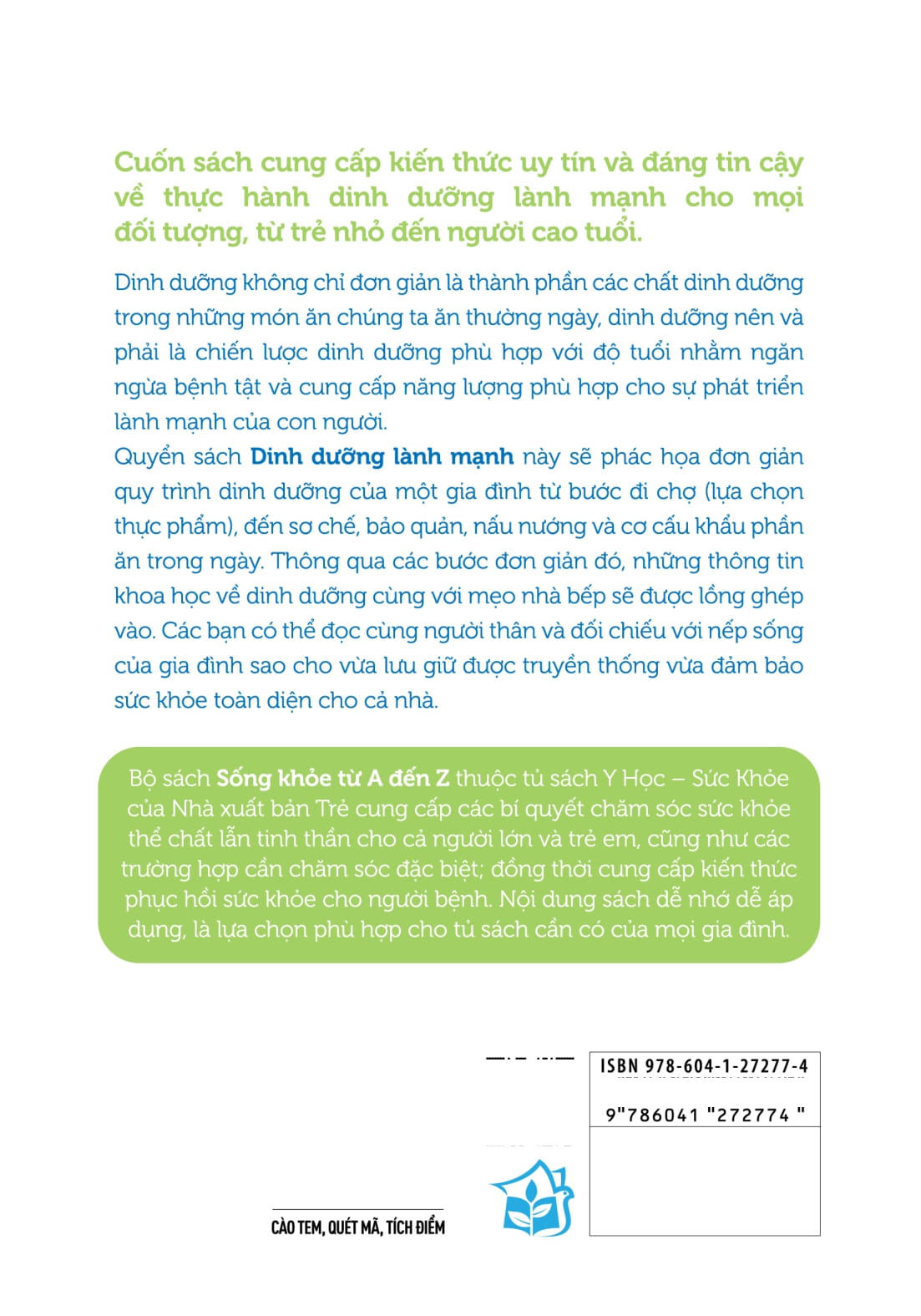Y Học Sức Khỏe - Sống Khỏe Từ A Đến Z - Dinh Dưỡng Lành Mạnh