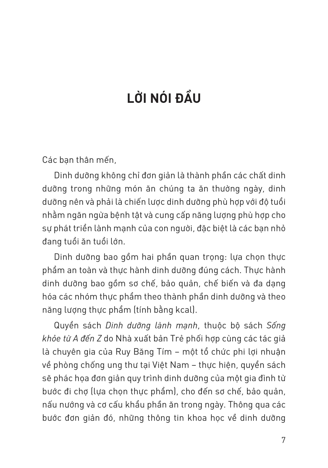 Y Học Sức Khỏe - Sống Khỏe Từ A Đến Z - Dinh Dưỡng Lành Mạnh
