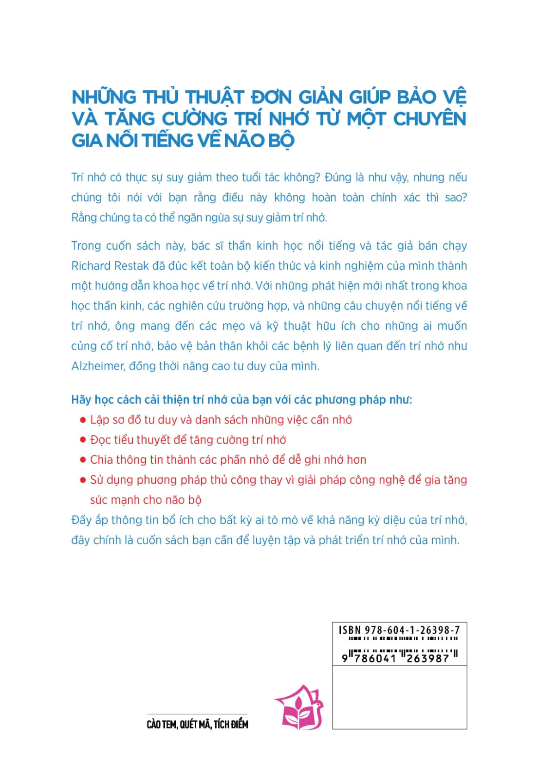 y học sức khỏe - tăng cường trí nhớ, phòng bệnh alzheimer