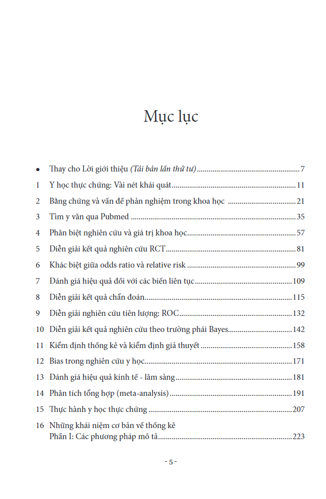 y học thực chứng (evidence - based medicine) (tái bản 2024)