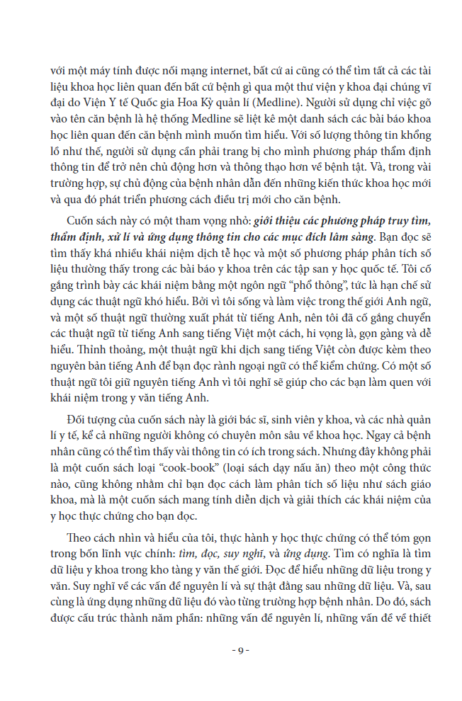 y học thực chứng (evidence - based medicine) (tái bản 2024)