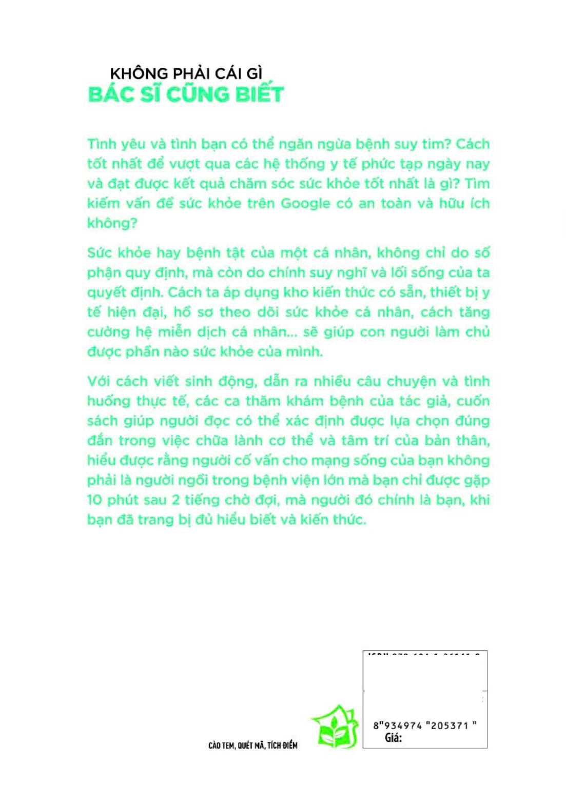 y học và sức khỏe - không phải cái gì bác sĩ cũng biết - doctors don't know everything