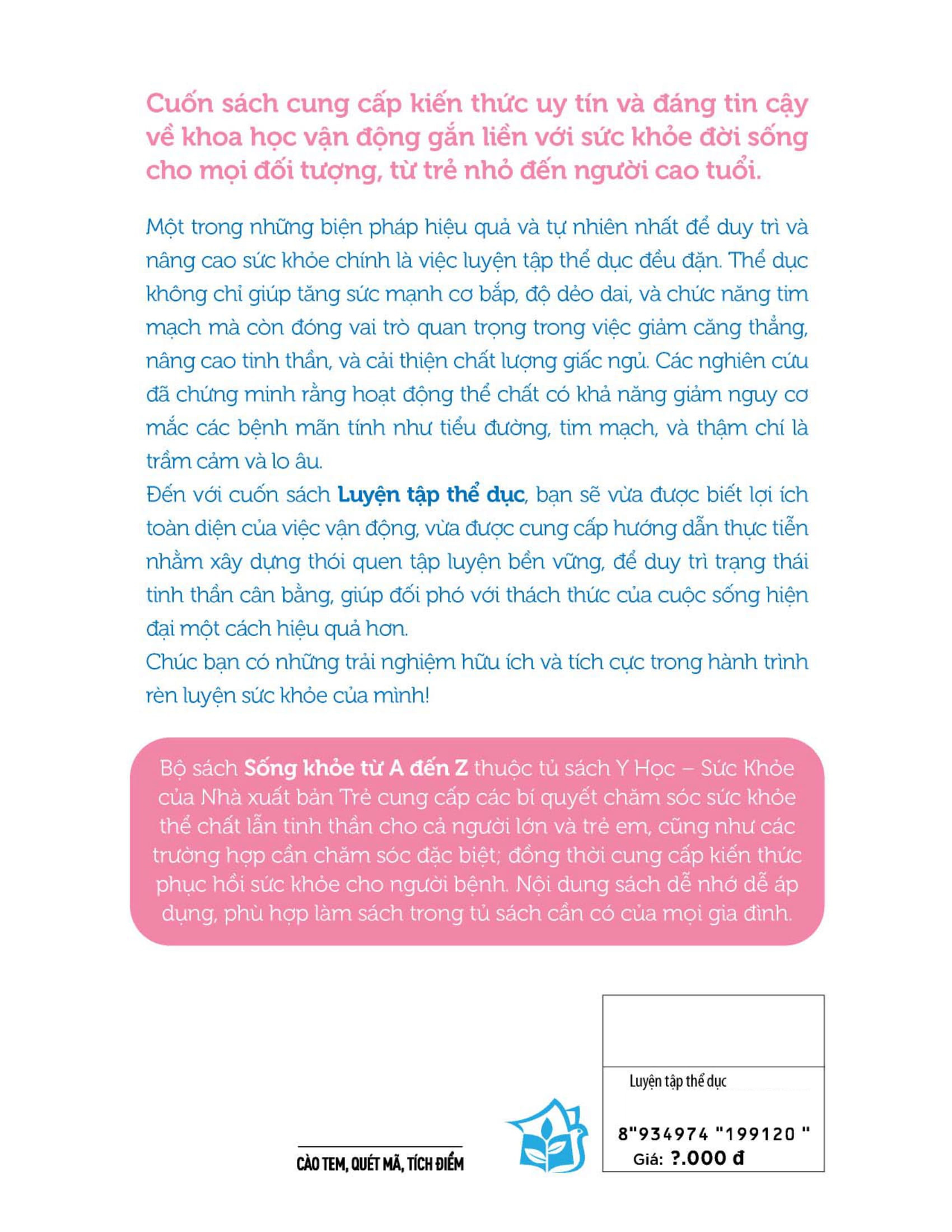 y học và sức khỏe - sống khỏe từ a đến z - luyện tập thể dục