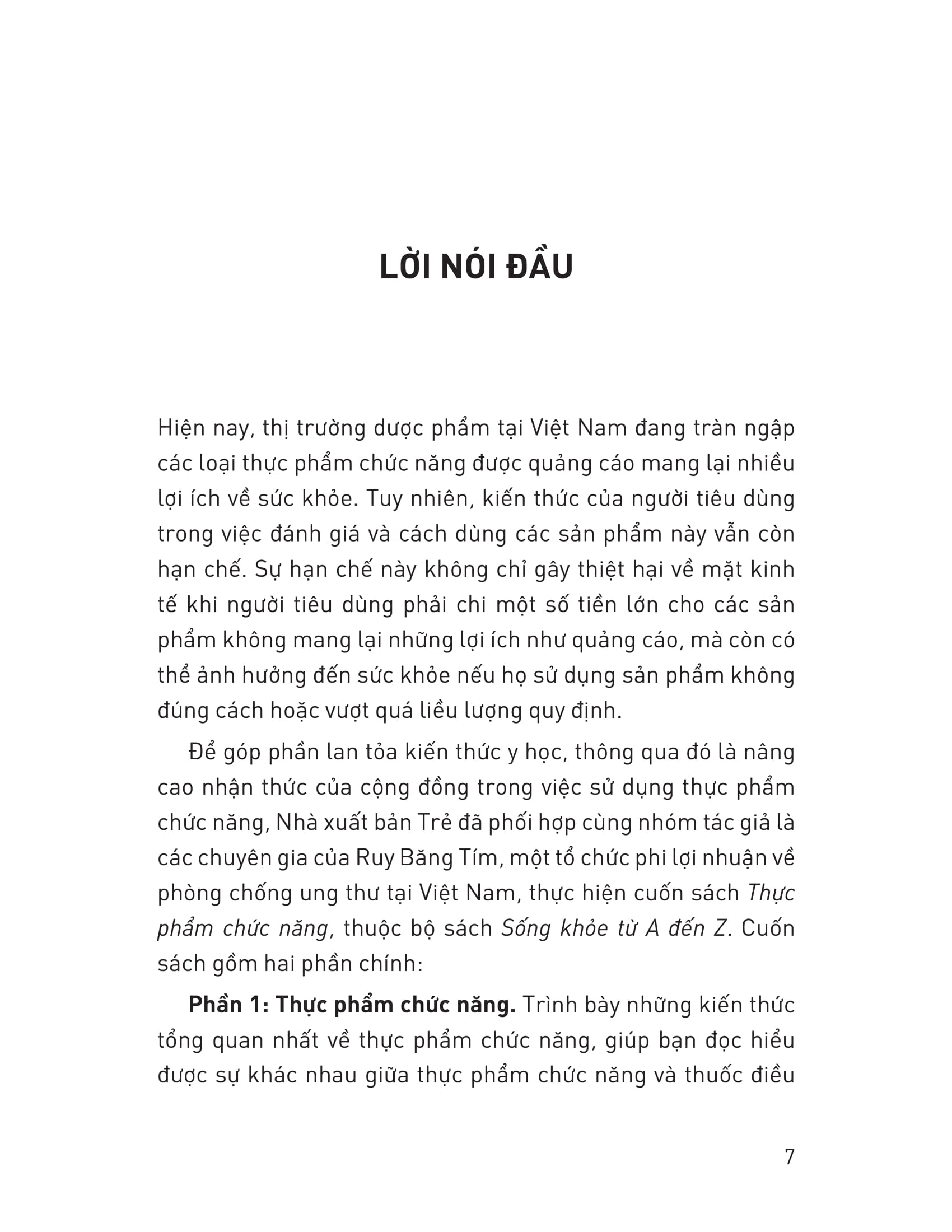 y học và sức khỏe - sống khỏe từ a đến z - thực phẩm chức năng