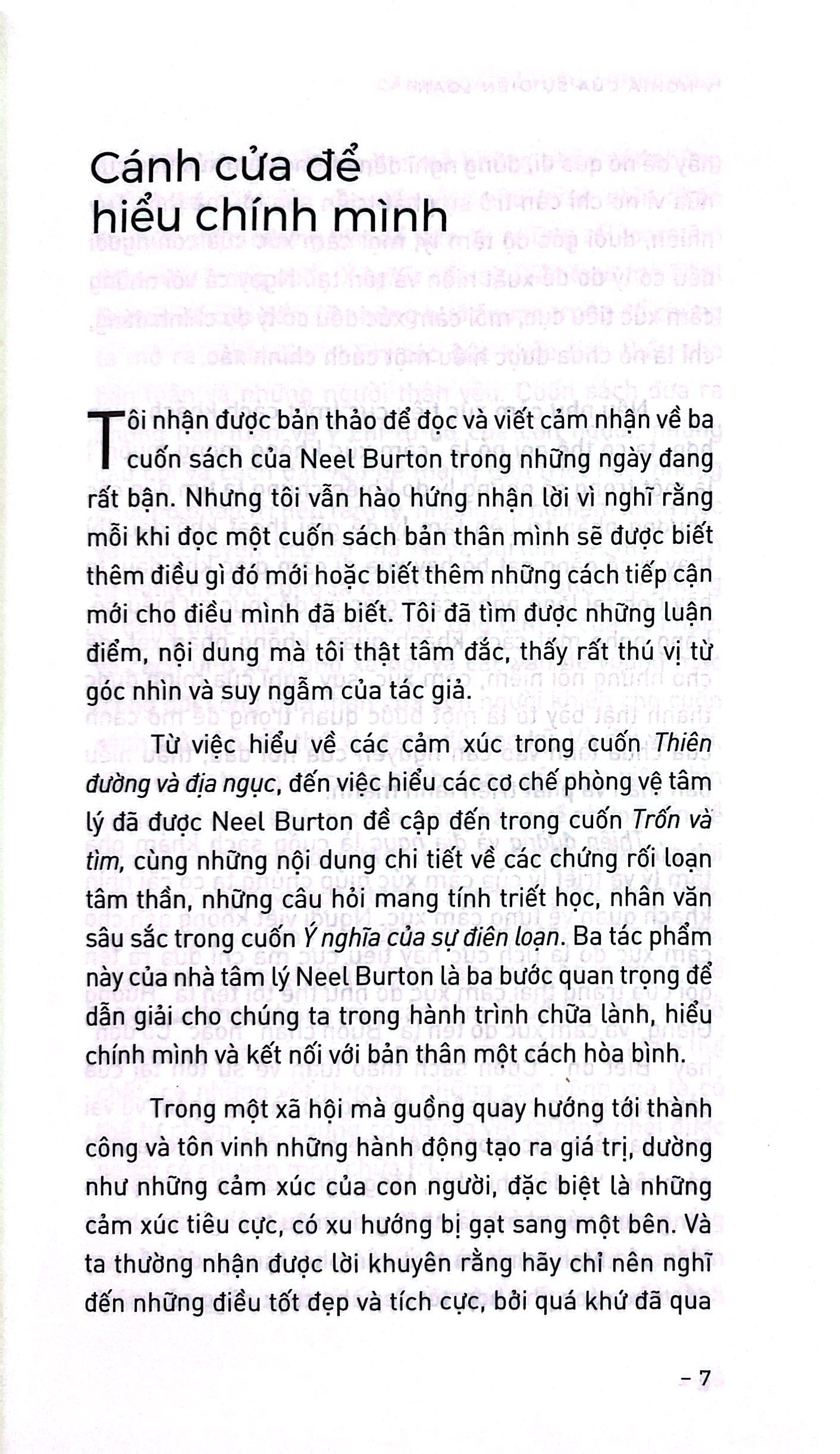 ý nghĩa của sự điên loạn - cách nhận diện nguồn cơn và xử lý những nỗi đau tinh thần sâu trong bạn