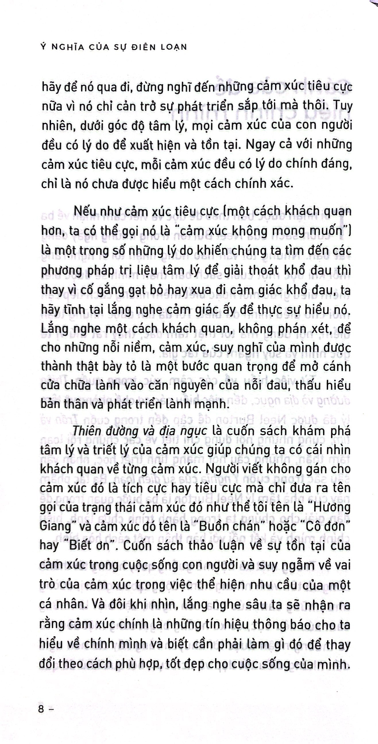 ý nghĩa của sự điên loạn - cách nhận diện nguồn cơn và xử lý những nỗi đau tinh thần sâu trong bạn