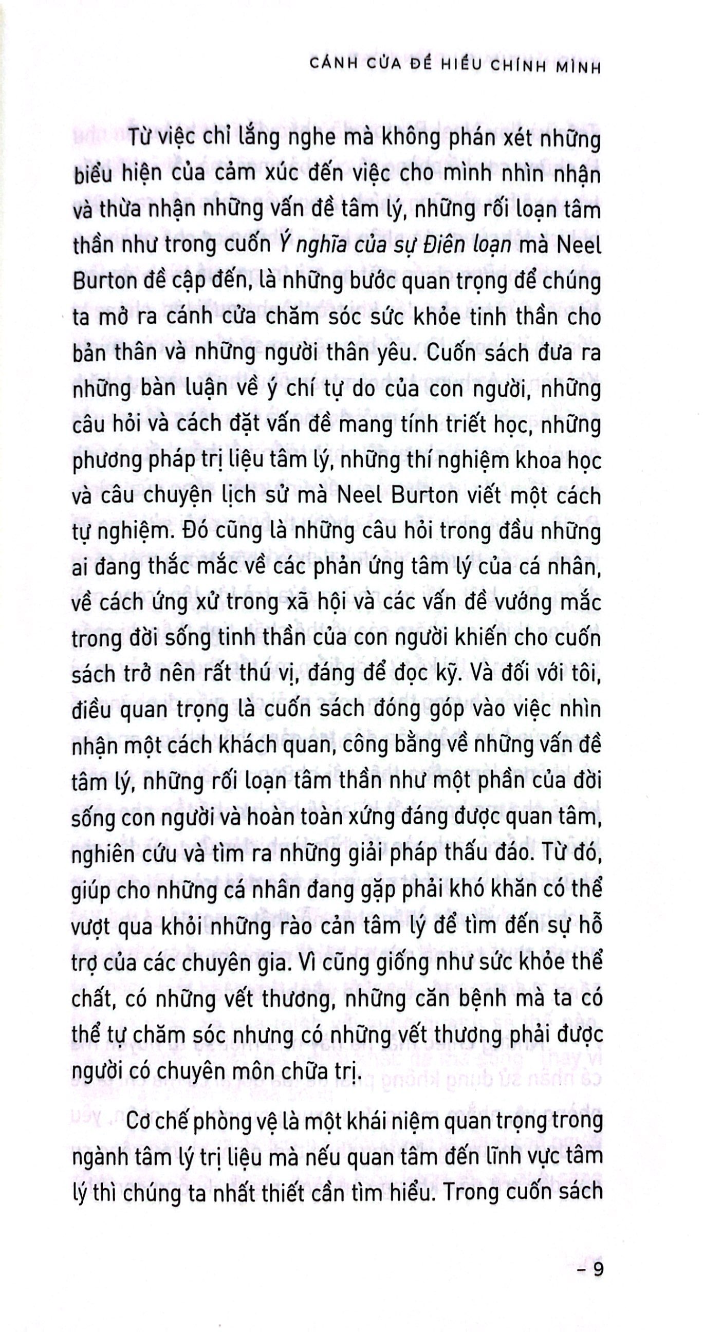 ý nghĩa của sự điên loạn - cách nhận diện nguồn cơn và xử lý những nỗi đau tinh thần sâu trong bạn