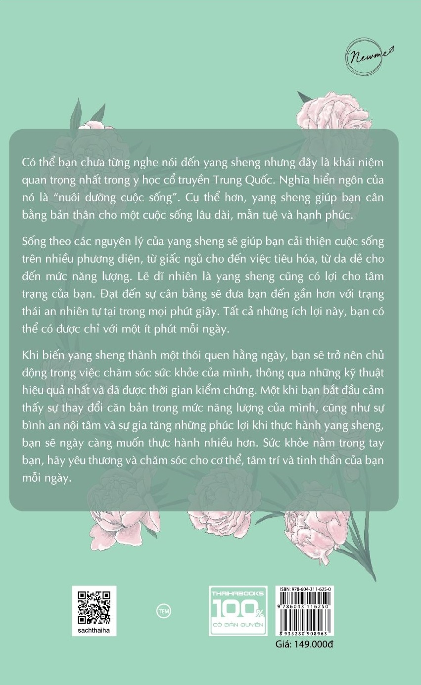 yang sheng - dưỡng lành cơ thể, làm đẹp tâm hồn