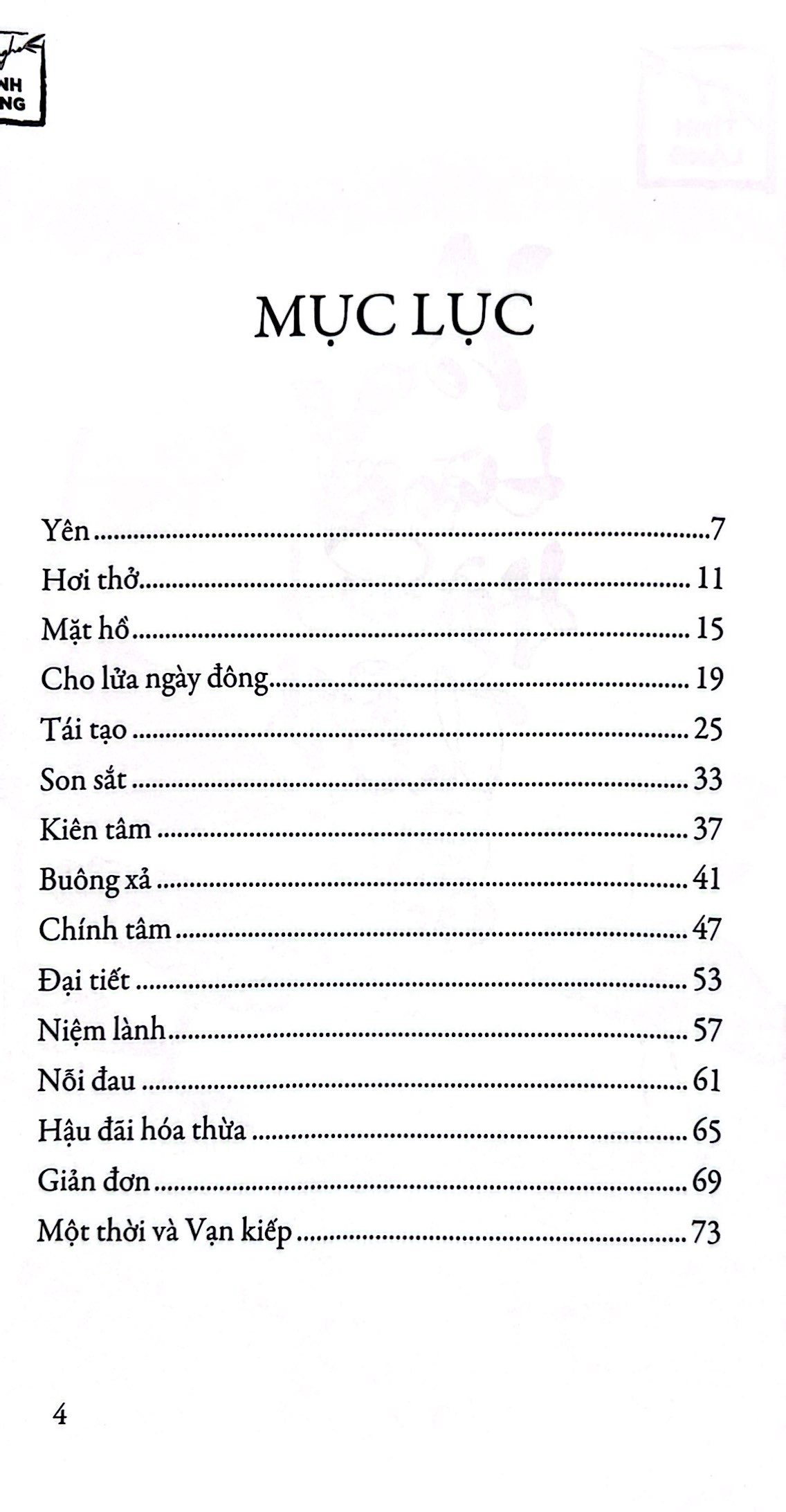 yên từng hơi thở