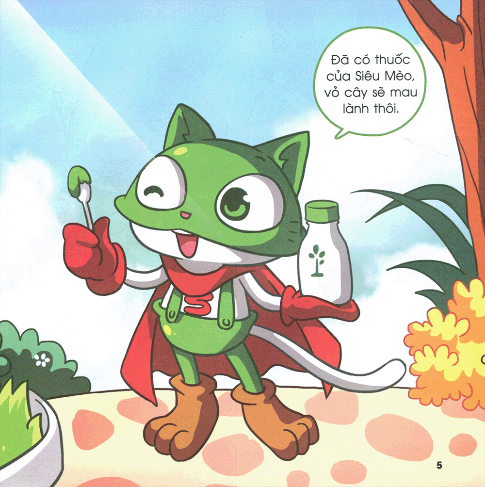 yêu cây xanh như siêu mèo