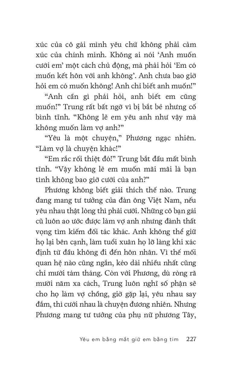 yêu em bằng mắt, giữ em bằng tim - tặng kèm chữ ký tác giả