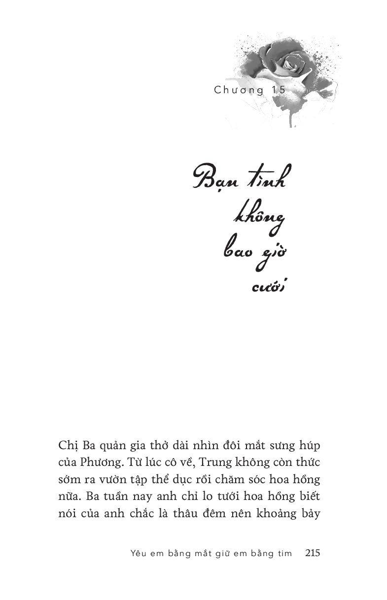 yêu em bằng mắt, giữ em bằng tim - tặng kèm chữ ký tác giả