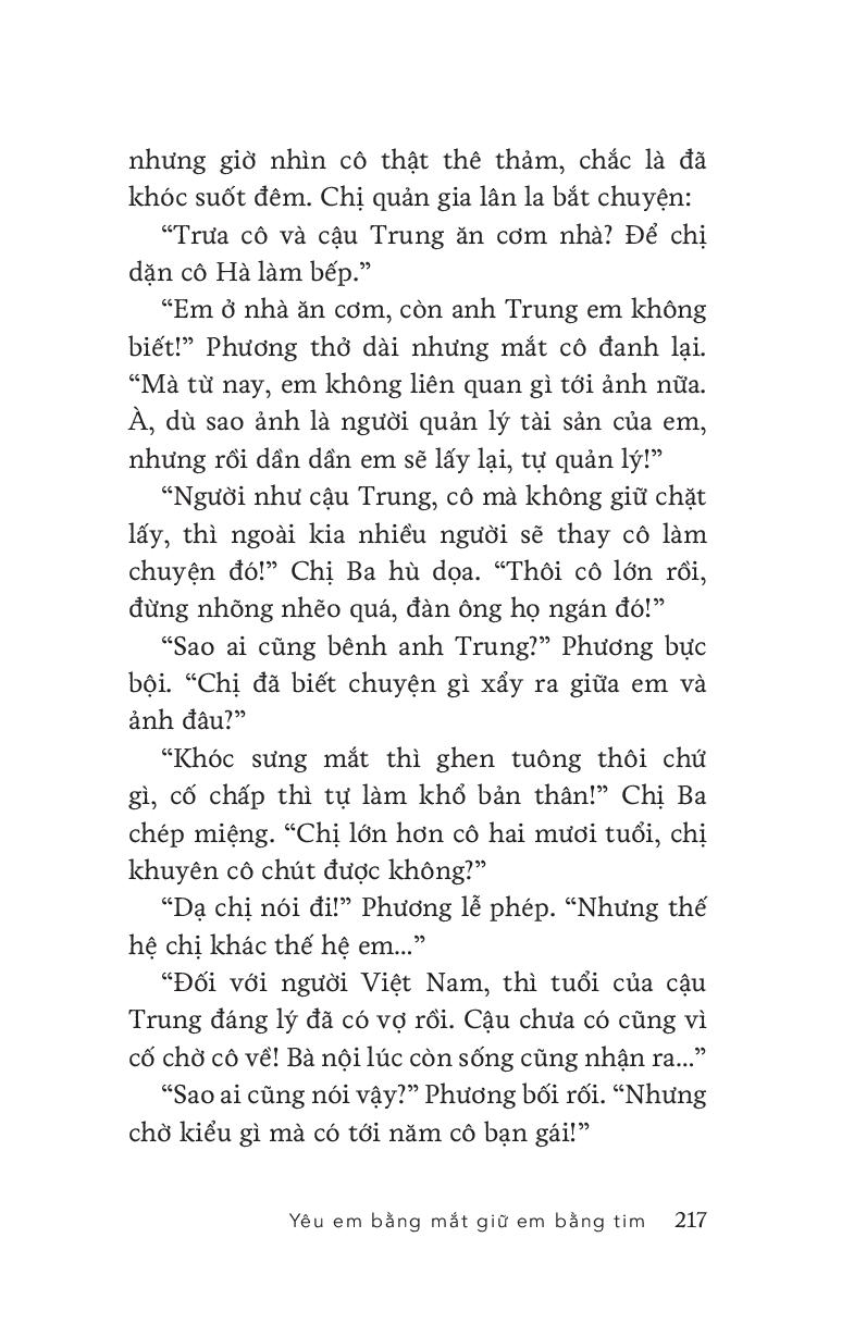 yêu em bằng mắt, giữ em bằng tim - tặng kèm chữ ký tác giả