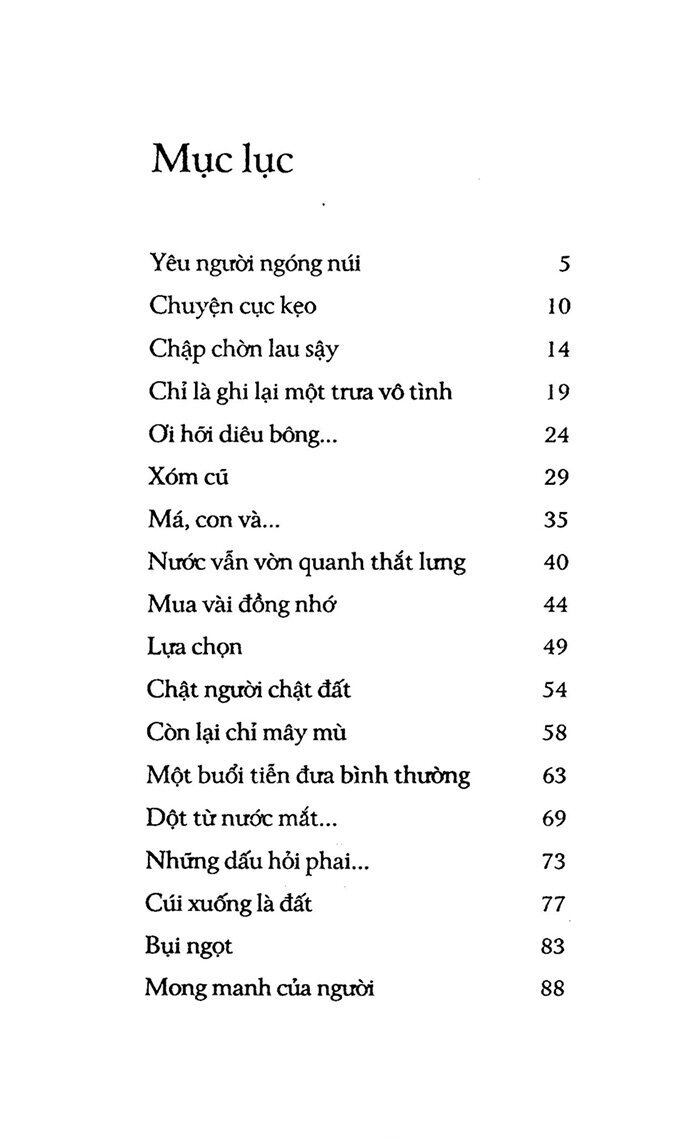 yêu người ngóng núi