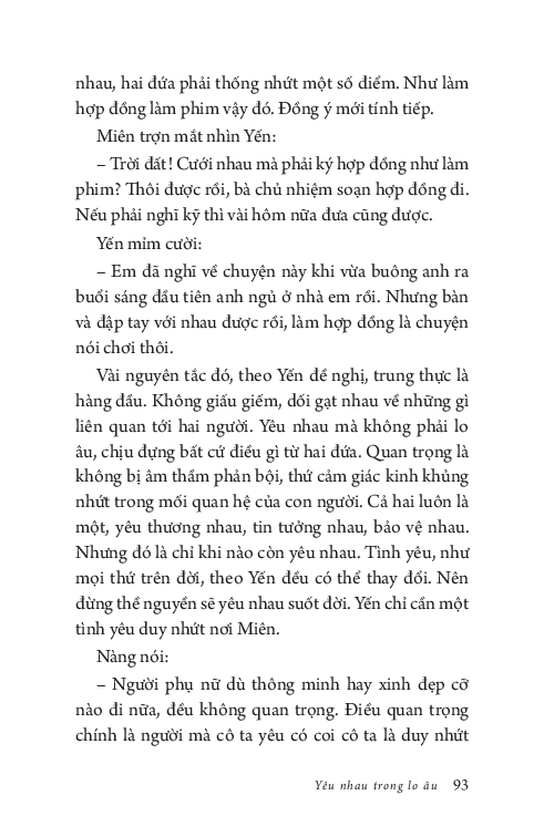 yêu nhau trong lo âu