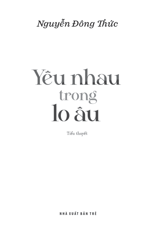 yêu nhau trong lo âu