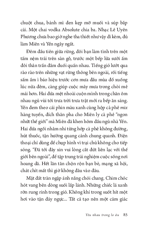 yêu nhau trong lo âu