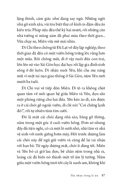 yêu nhau trong lo âu