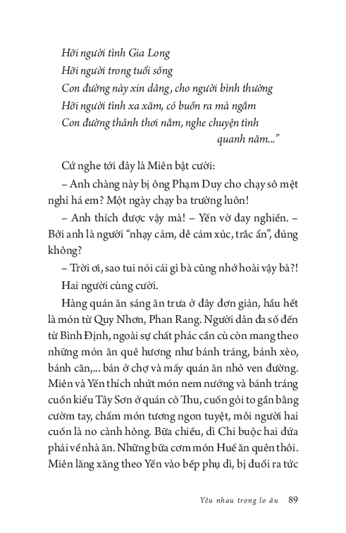 yêu nhau trong lo âu