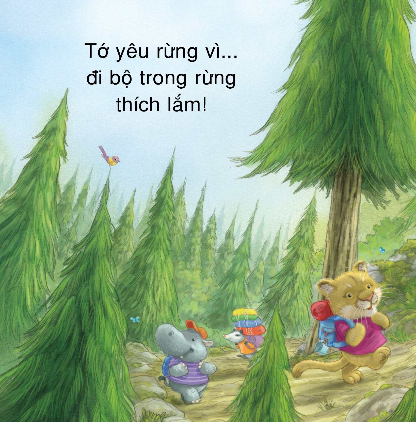 yêu rừng theo cách riêng của trẻ - vì sao tớ yêu rừng