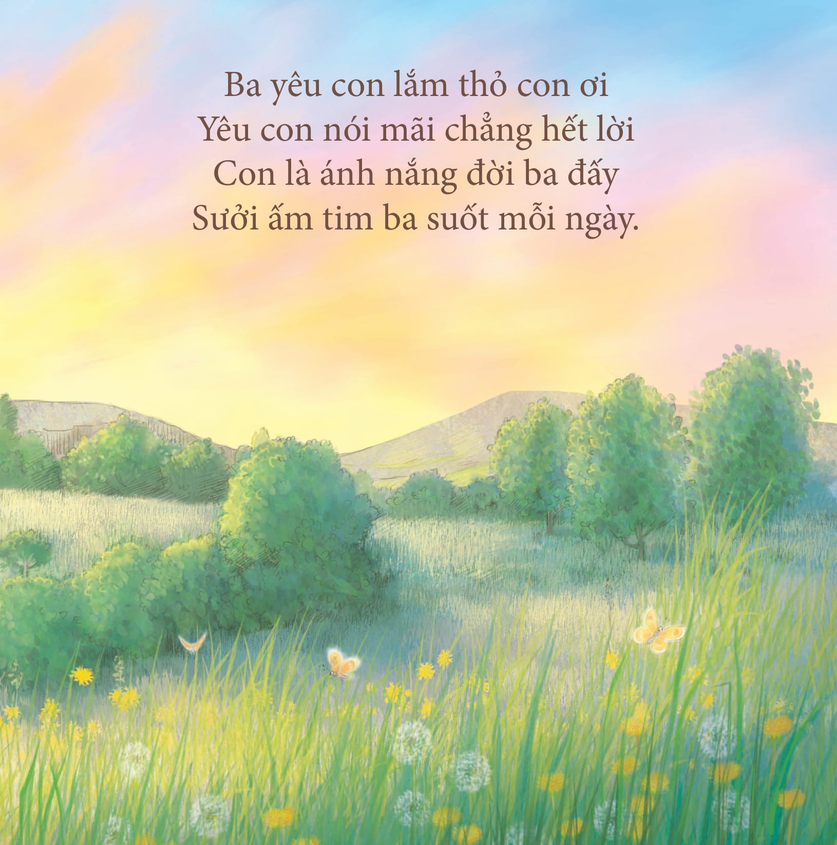 yêu thương cho con - ba yêu con