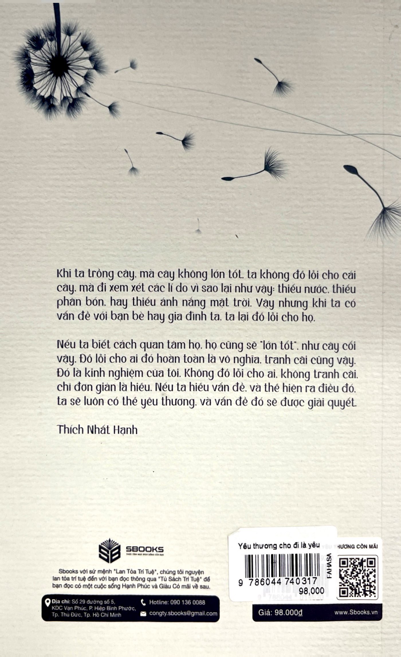 yêu thương cho đi là yêu thương còn mãi (tái bản 2023)