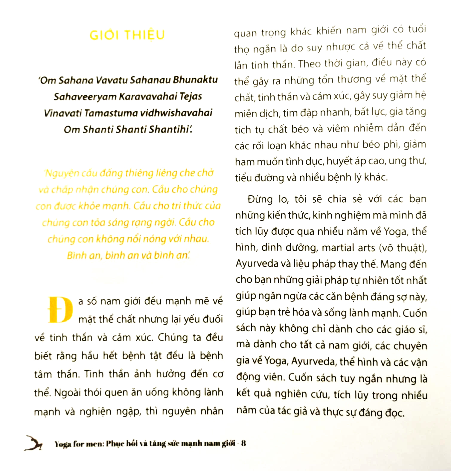 yoga for men - phục hồi và tăng sức mạnh nam giới
