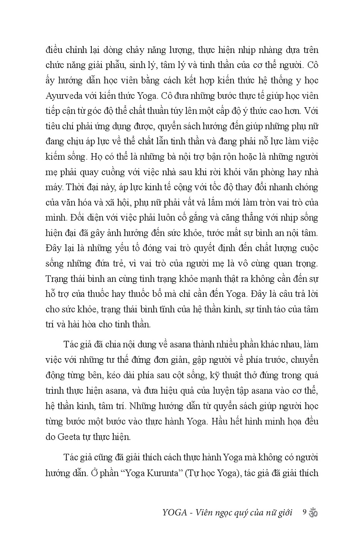 yoga - viên ngọc quý của nữ giới - vẻ đẹp thực hành và chuyển hoá sâu sắc