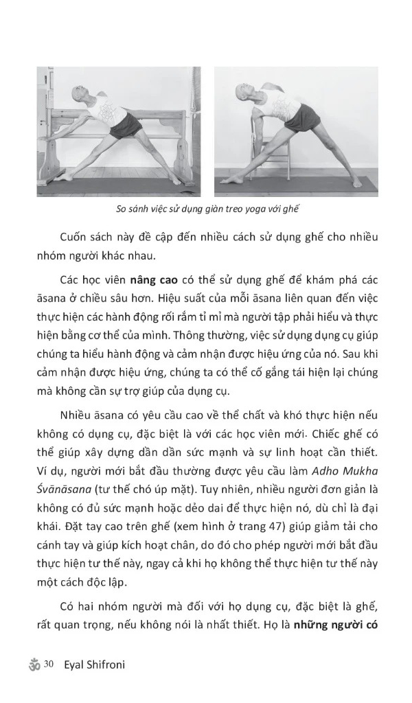 yoga với ghế bản đầy đủ - hướng dẫn thực hành toàn diện iyengar yoga với ghế