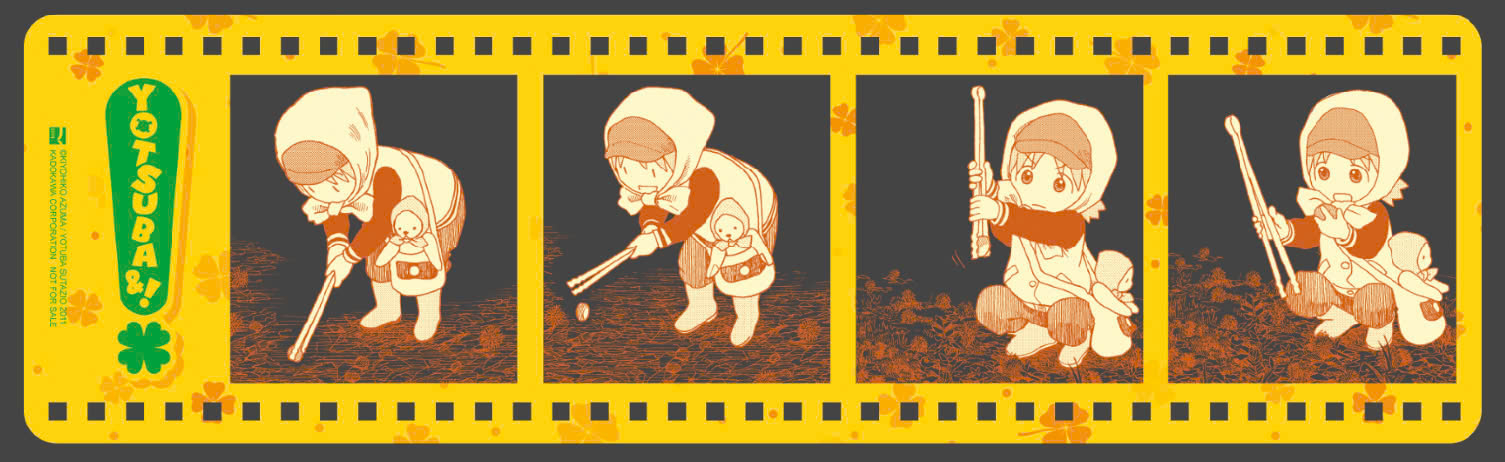 yotsuba&! - tập 11 - bản đặc biệt - tặng kèm filmstrip