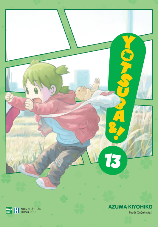 yotsuba&! - tập 13 - bản đặc biệt - tặng kèm standee bập bênh + bìa áo đặc biệt