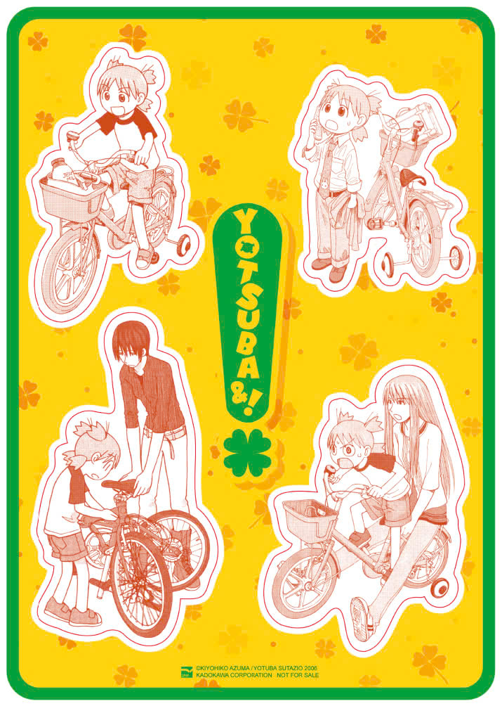 yotsuba&! - tập 6 - bản đặc biệt - tặng kèm bìa áo đặc biệt + sticker