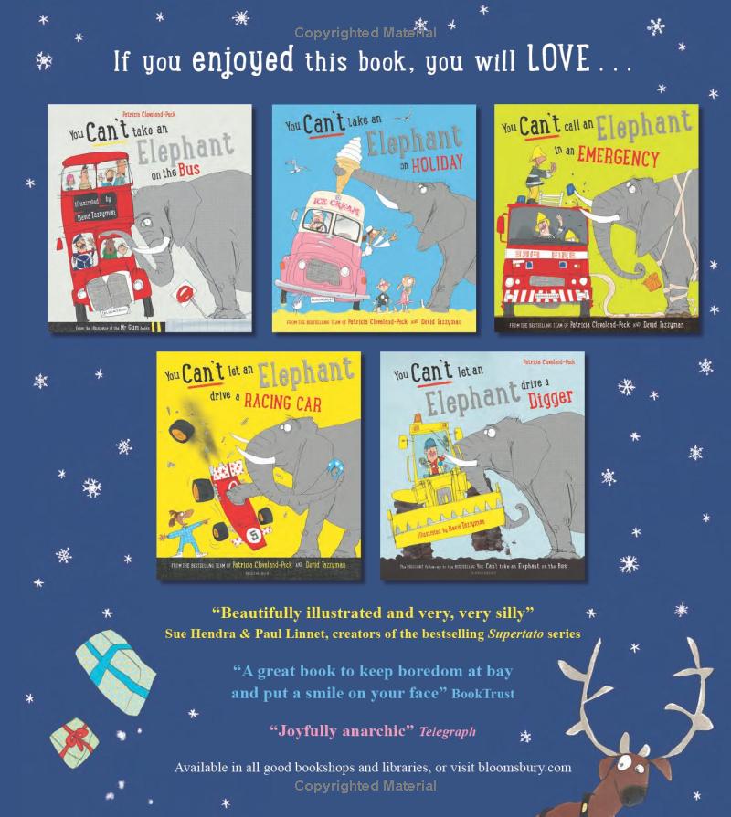 you can't let an elephant pull santa's sleigh