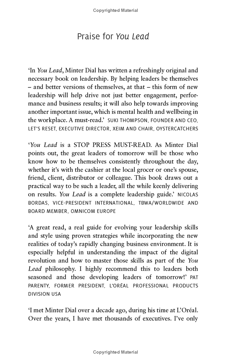 you lead: how being yourself makes you a better leader